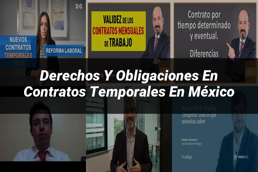 "Derechos y Obligaciones en Contratos Temporales en México"