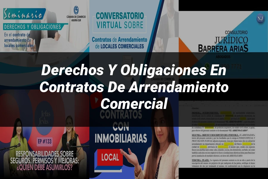 "Derechos y Obligaciones en Contratos de Arrendamiento Comercial"