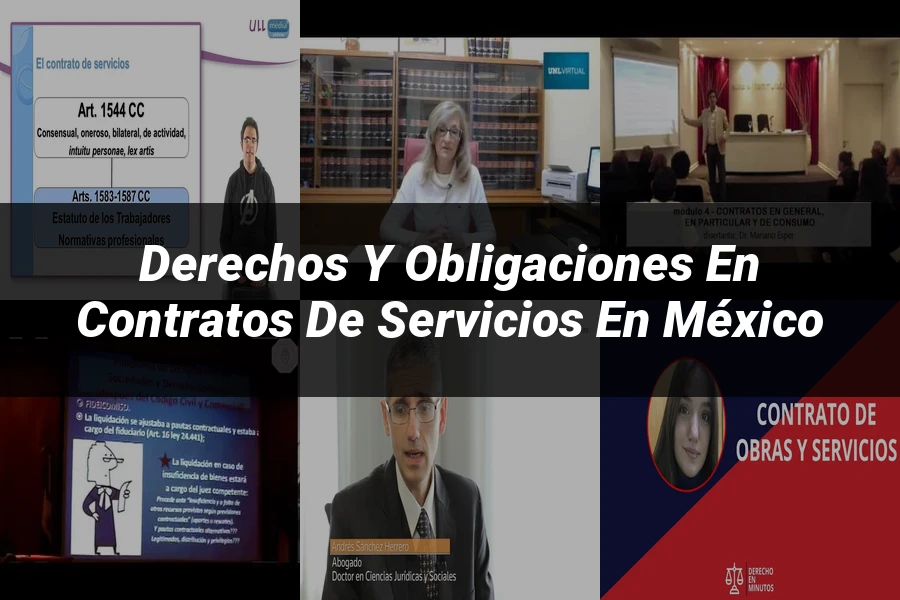 "Derechos y Obligaciones en Contratos de Servicios en México"