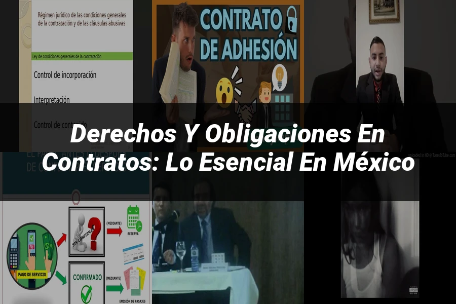 "Derechos y Obligaciones en Contratos: Lo Esencial en México"