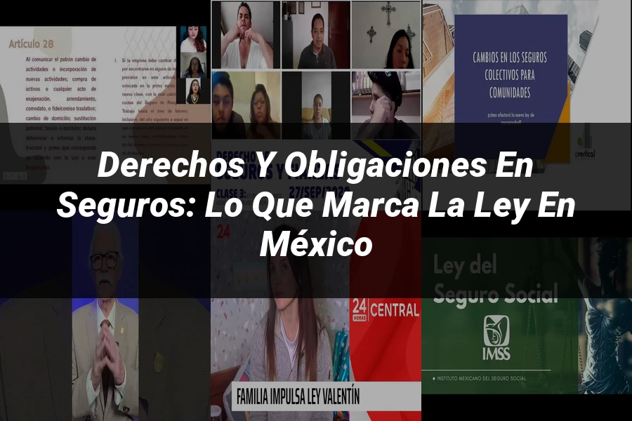 "Derechos y Obligaciones en Seguros: Lo que Marca la Ley en México"