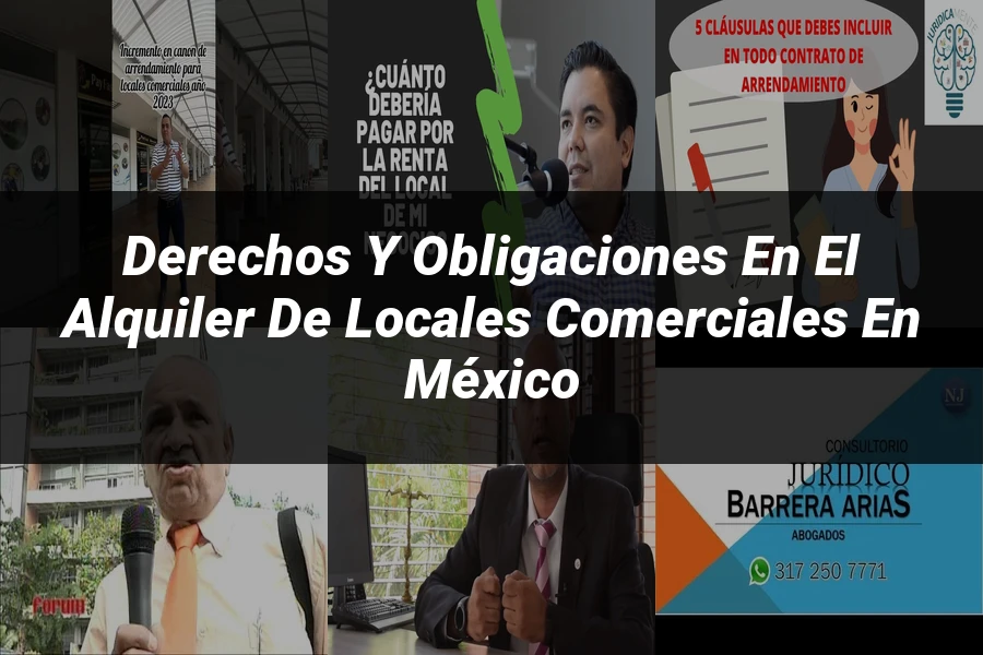 "Derechos y Obligaciones en el Alquiler de Locales Comerciales en México"