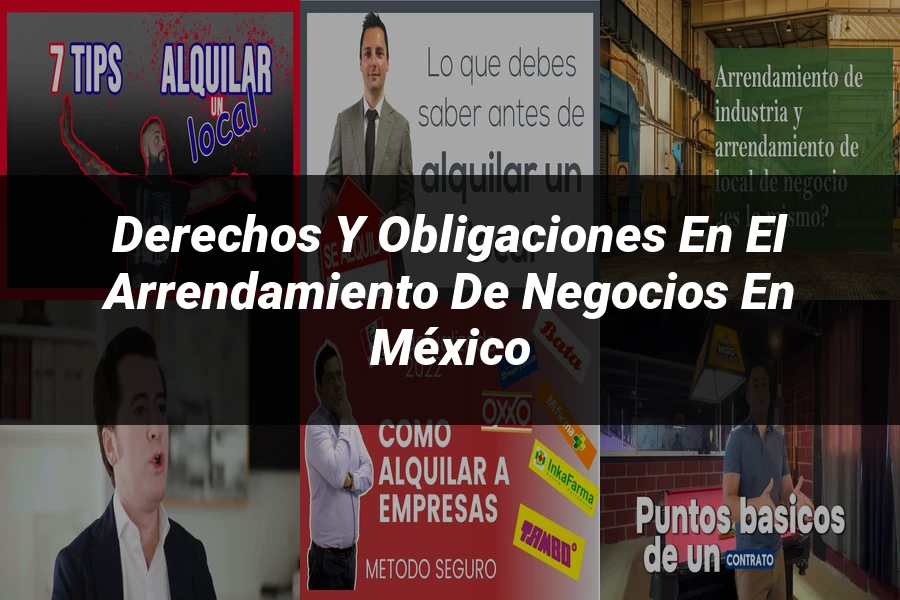"Derechos y Obligaciones en el Arrendamiento de Negocios en México"