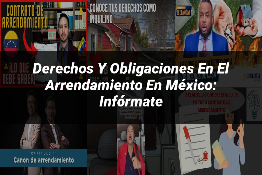 "Derechos y Obligaciones en el Arrendamiento en México: Infórmate"