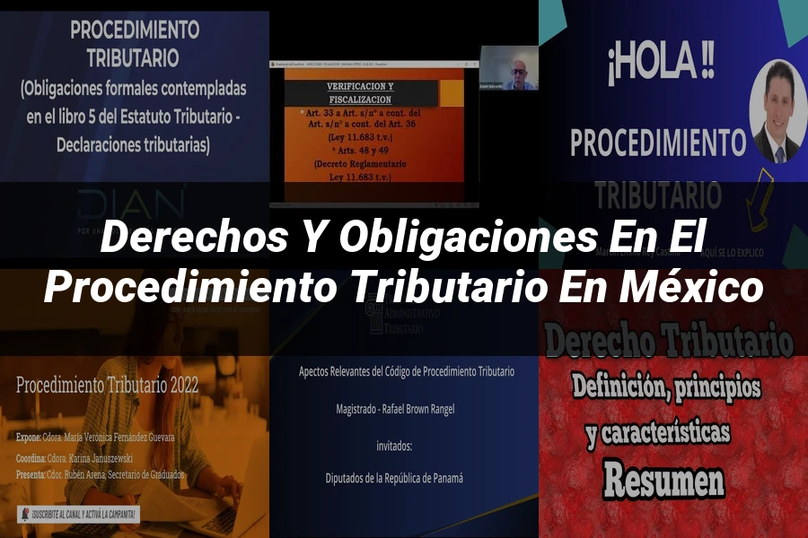 "Derechos y Obligaciones en el Procedimiento Tributario en México"