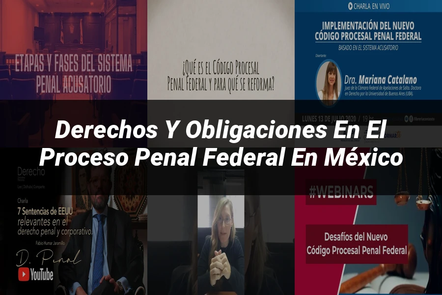 "Derechos y Obligaciones en el Proceso Penal Federal en México"