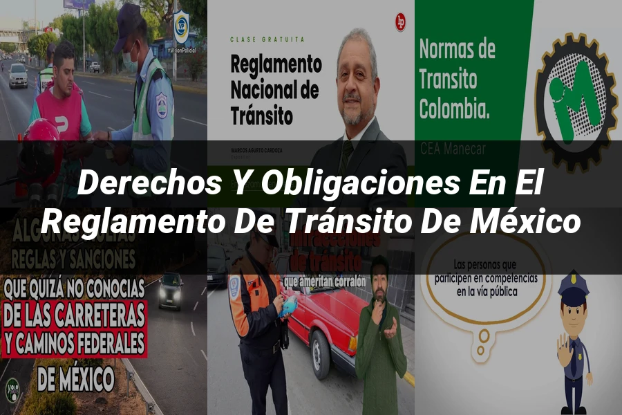 "Derechos y Obligaciones en el Reglamento de Tránsito de México"