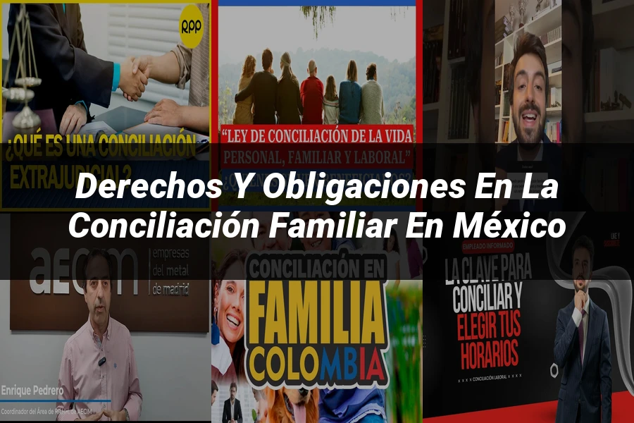 "Derechos y Obligaciones en la Conciliación Familiar en México"