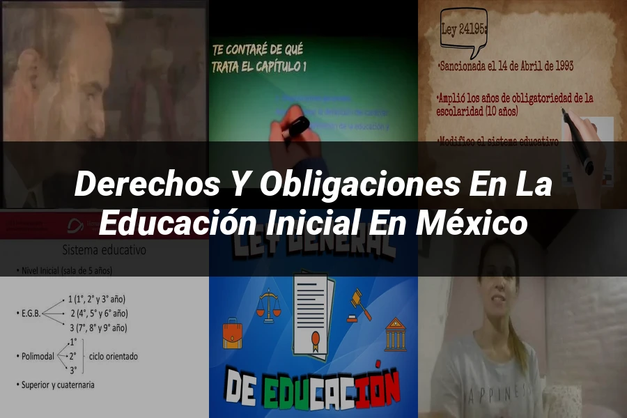 "Derechos y Obligaciones en la Educación Inicial en México"
