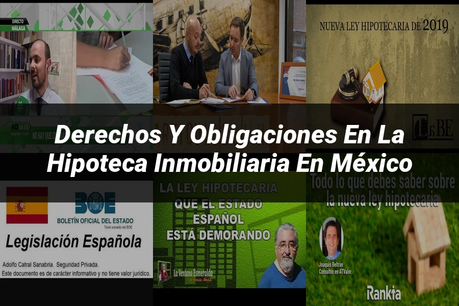 "Derechos y Obligaciones en la Hipoteca Inmobiliaria en México"