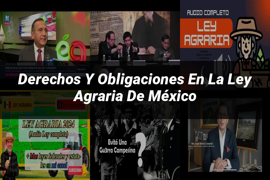 "Derechos y Obligaciones en la Ley Agraria de México"