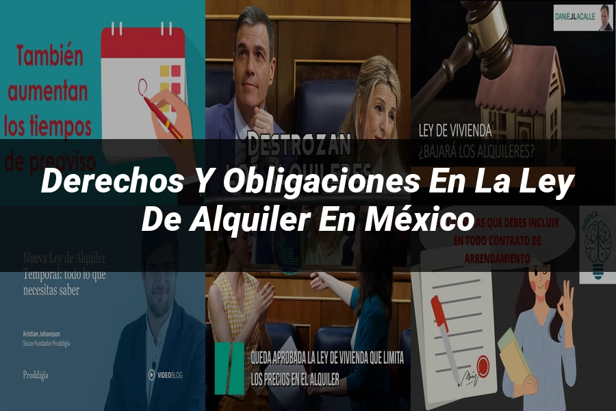 "Derechos y Obligaciones en la Ley de Alquiler en México"