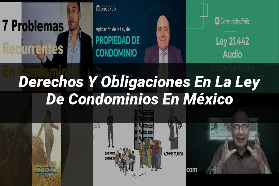 "Derechos y Obligaciones en la Ley de Condominios en México"