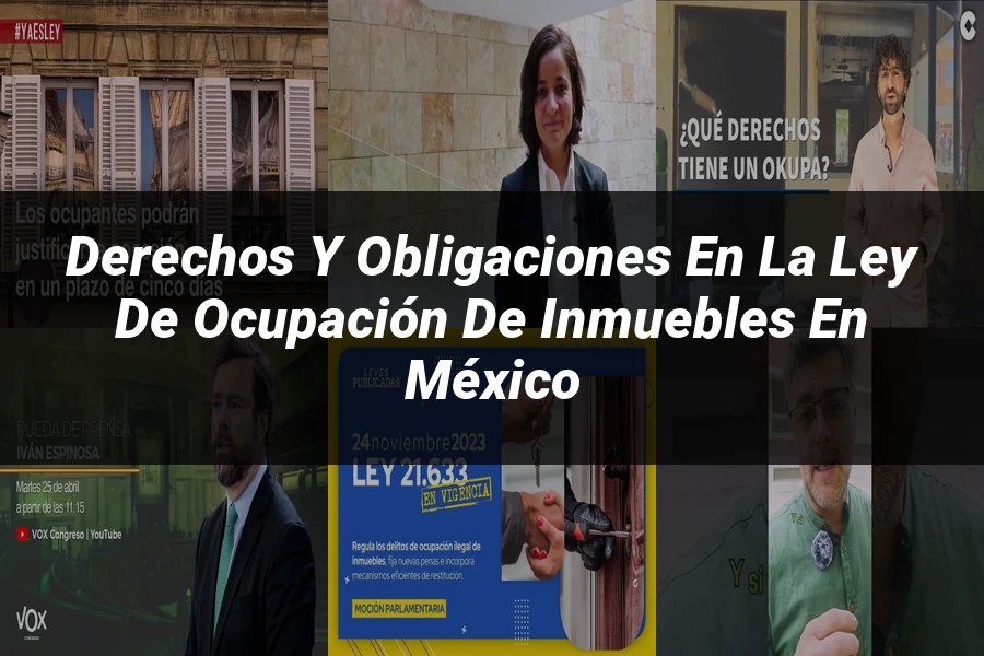 "Derechos y Obligaciones en la Ley de Ocupación de Inmuebles en México"