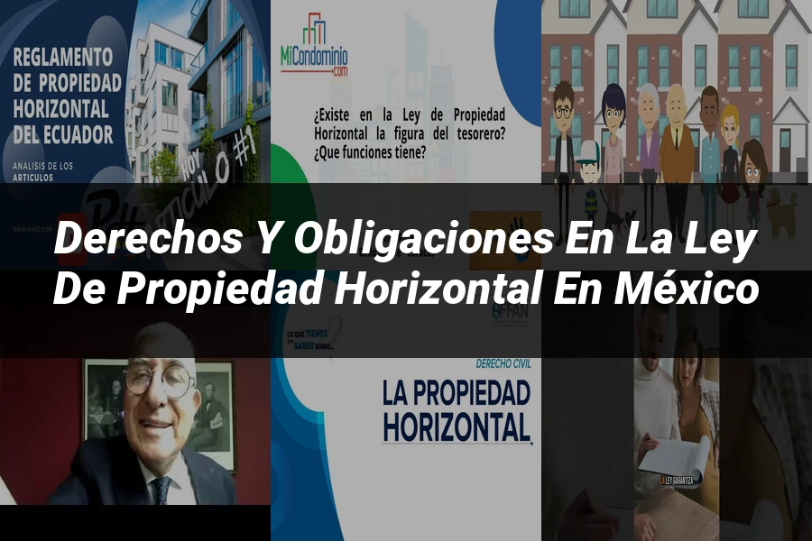 "Derechos y Obligaciones en la Ley de Propiedad Horizontal en México"