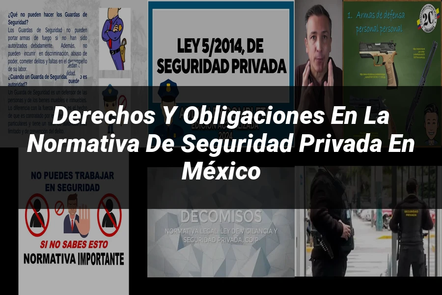 "Derechos y Obligaciones en la Normativa de Seguridad Privada en México"