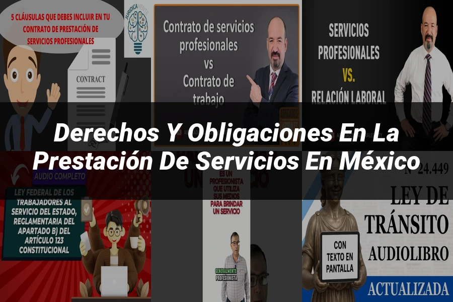 "Derechos y Obligaciones en la Prestación de Servicios en México"