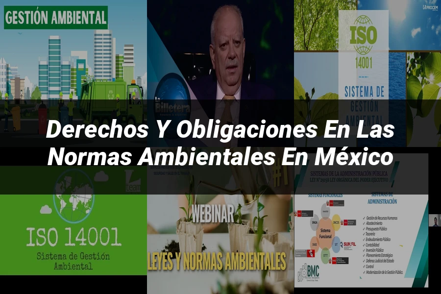 "Derechos y Obligaciones en las Normas Ambientales en México"