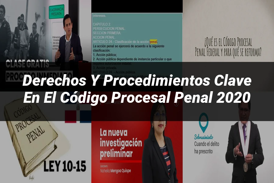 "Derechos y Procedimientos Clave en el Código Procesal Penal 2020"