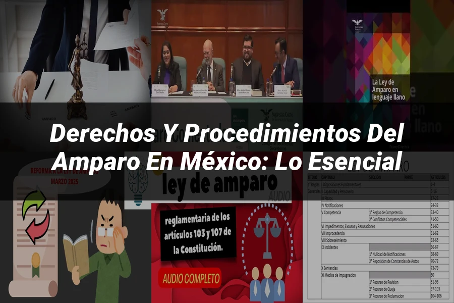 "Derechos y Procedimientos del Amparo en México: Lo Esencial"