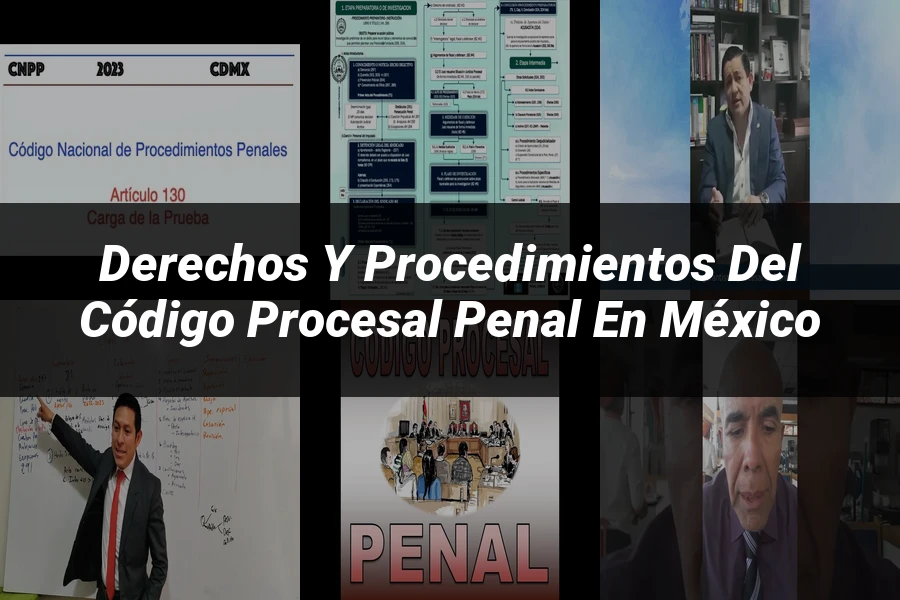 "Derechos y Procedimientos del Código Procesal Penal en México"
