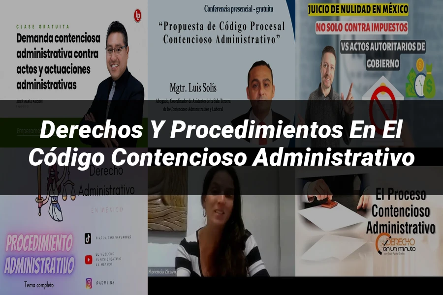 "Derechos y Procedimientos en el Código Contencioso Administrativo"