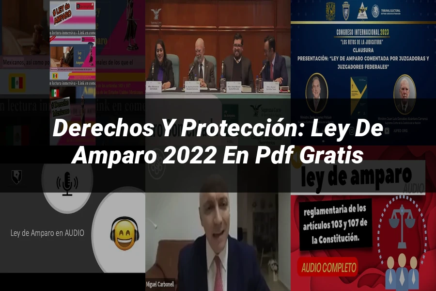 "Derechos y Protección: Ley de Amparo 2022 en PDF Gratis"