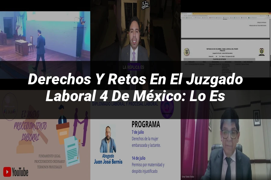 "Derechos y Retos en el Juzgado Laboral 4 de México: Lo Es