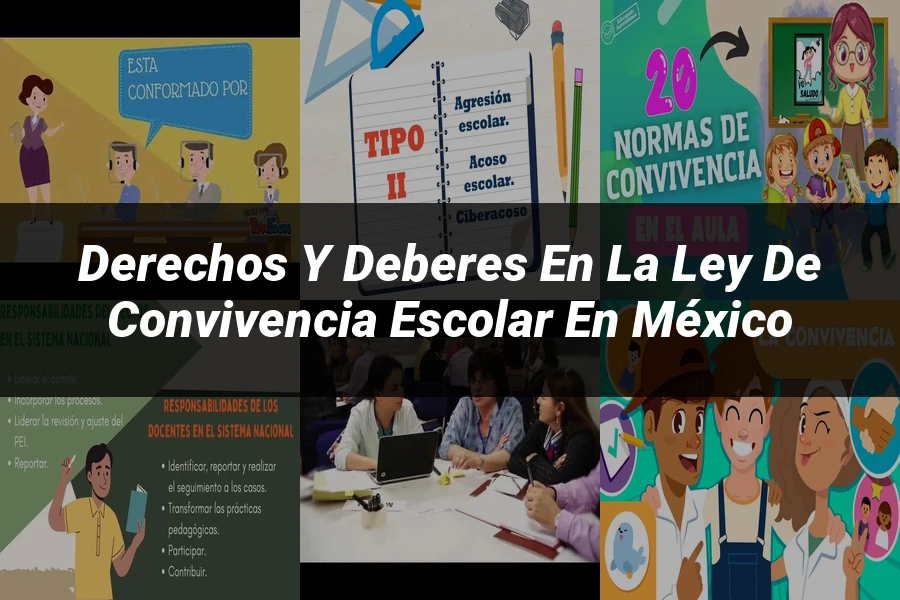 "Derechos y deberes en la ley de convivencia escolar en México"