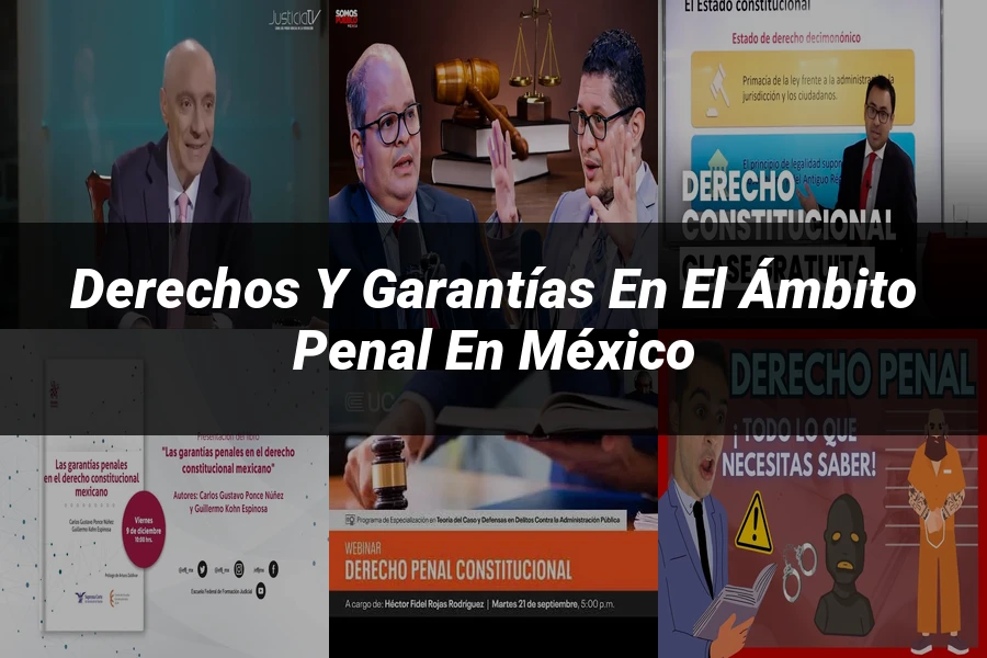 "Derechos y garantías en el ámbito penal en México"