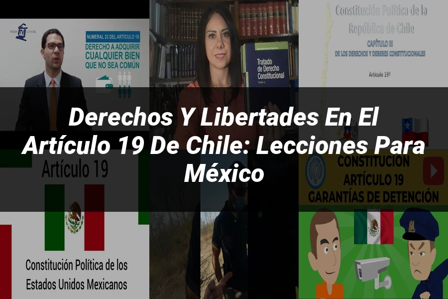 "Derechos y libertades en el artículo 19 de Chile: lecciones para México"