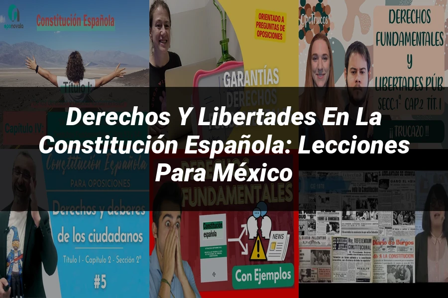 "Derechos y libertades en la constitución española: lecciones para México"