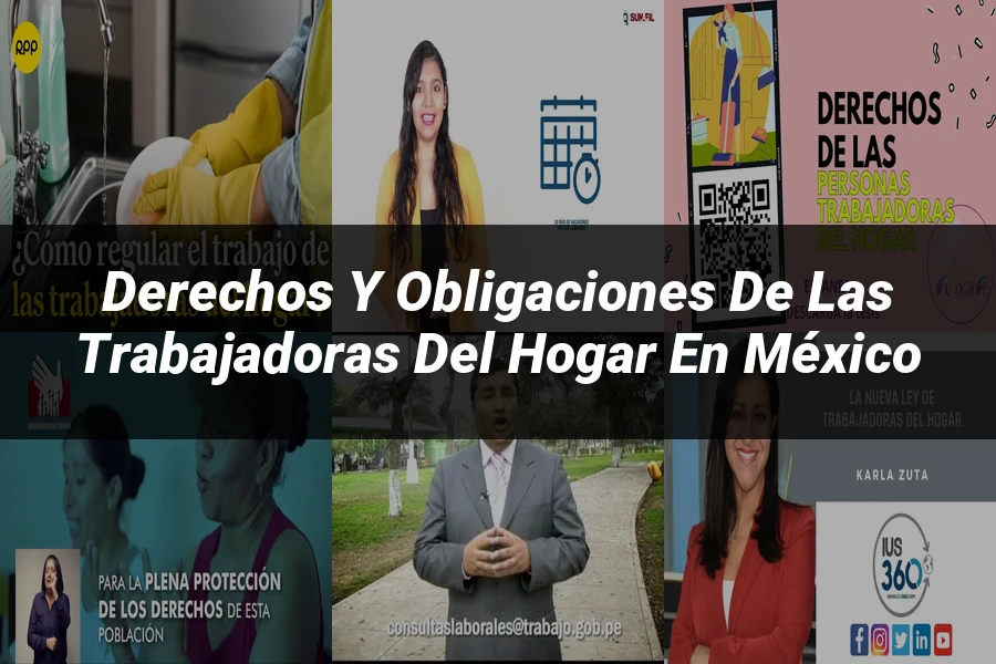 "Derechos y obligaciones de las trabajadoras del hogar en México"