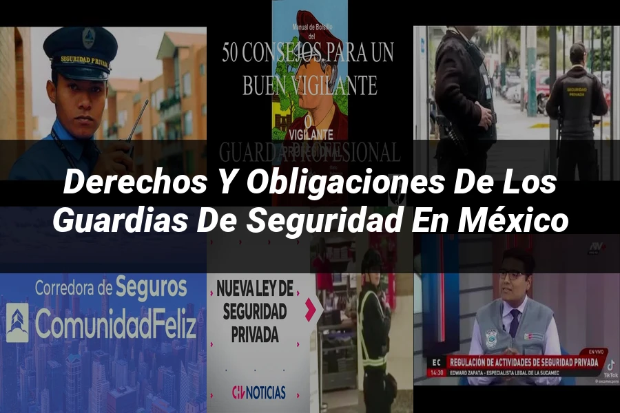 "Derechos y obligaciones de los guardias de seguridad en México"