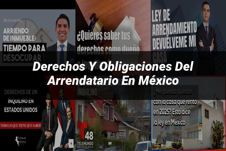 "Derechos y obligaciones del arrendatario en México"