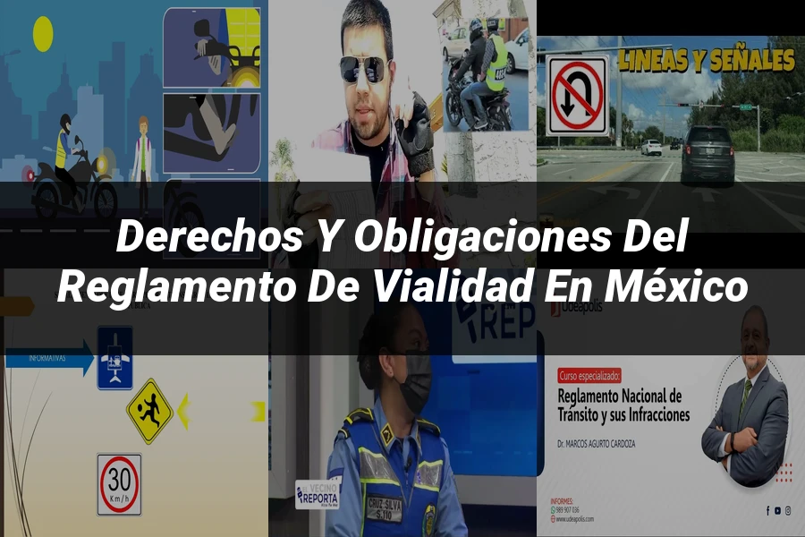 "Derechos y obligaciones del reglamento de vialidad en México"