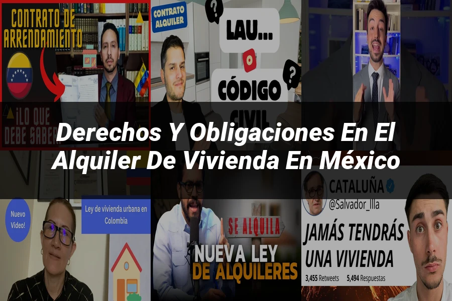 "Derechos y obligaciones en el alquiler de vivienda en México"