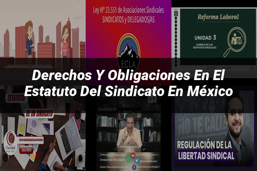 "Derechos y obligaciones en el estatuto del sindicato en México"