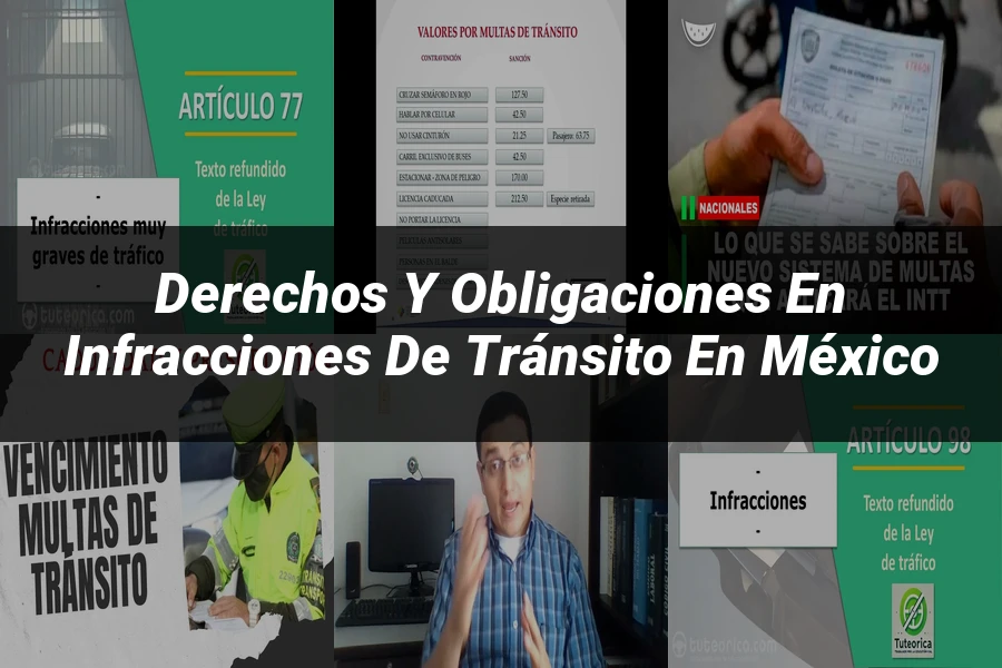 "Derechos y obligaciones en infracciones de tránsito en México"