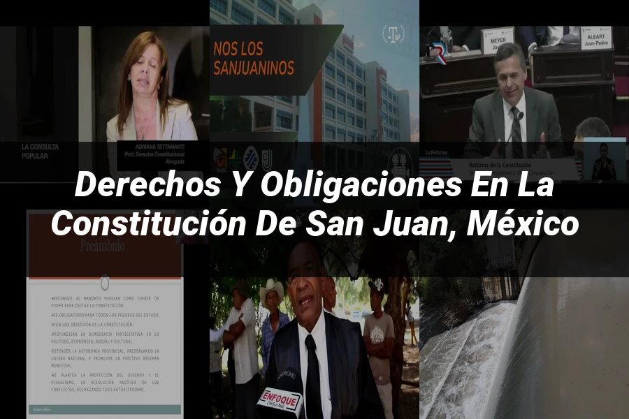 "Derechos y obligaciones en la Constitución de San Juan, México"