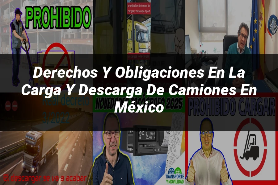 "Derechos y obligaciones en la carga y descarga de camiones en México"