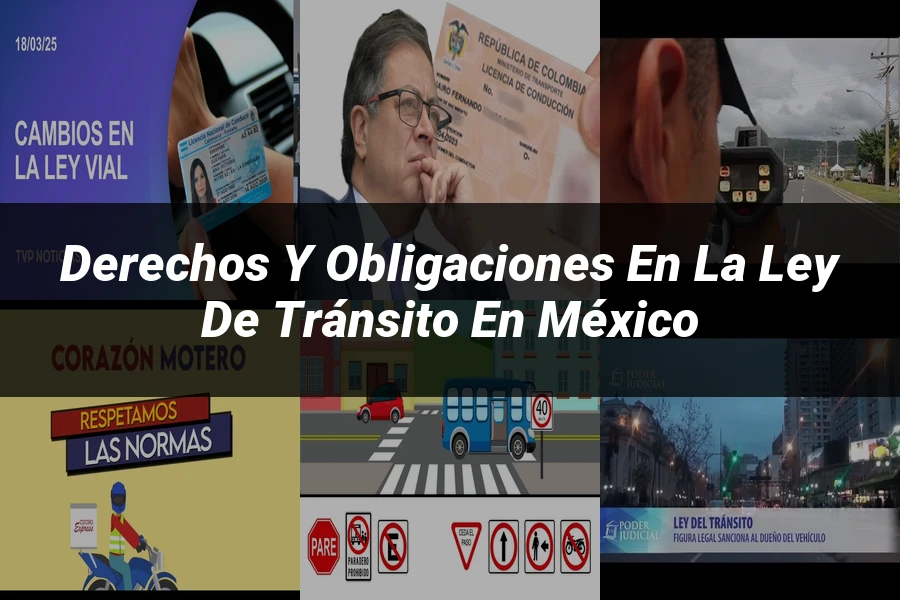 "Derechos y obligaciones en la ley de tránsito en México"