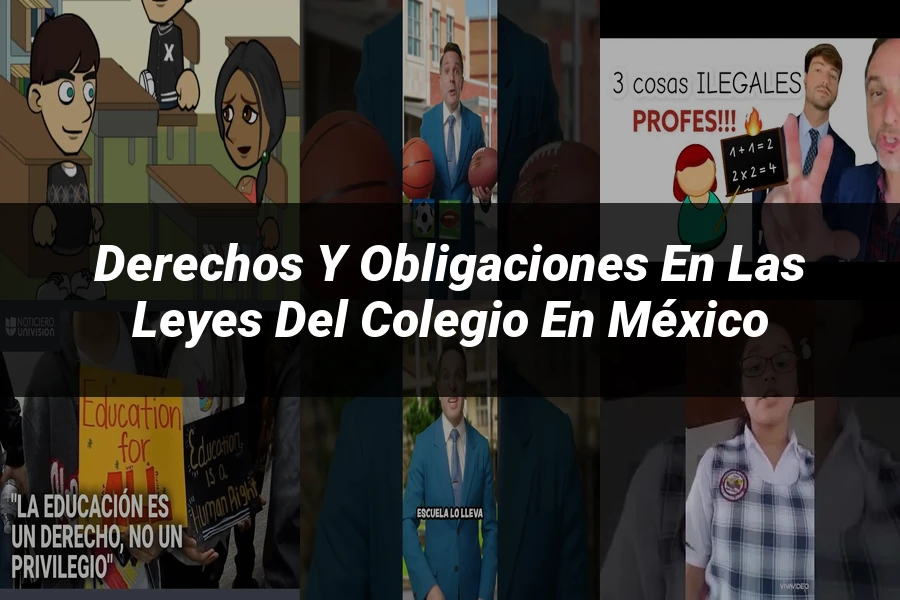 "Derechos y obligaciones en las leyes del colegio en México"