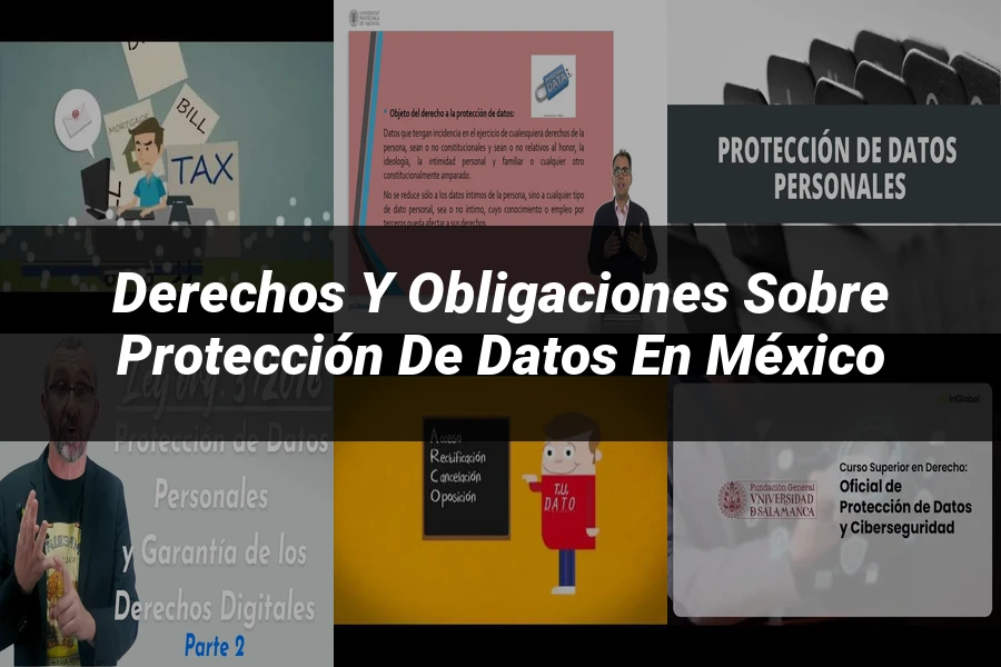 "Derechos y obligaciones sobre protección de datos en México"