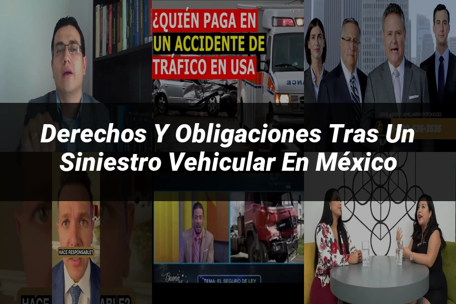 "Derechos y obligaciones tras un siniestro vehicular en México"