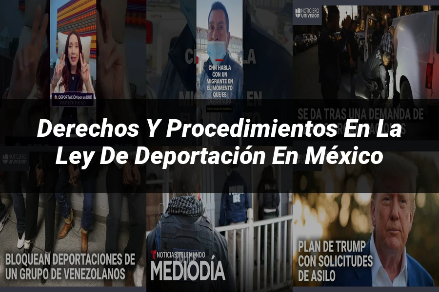 "Derechos y procedimientos en la ley de deportación en México"