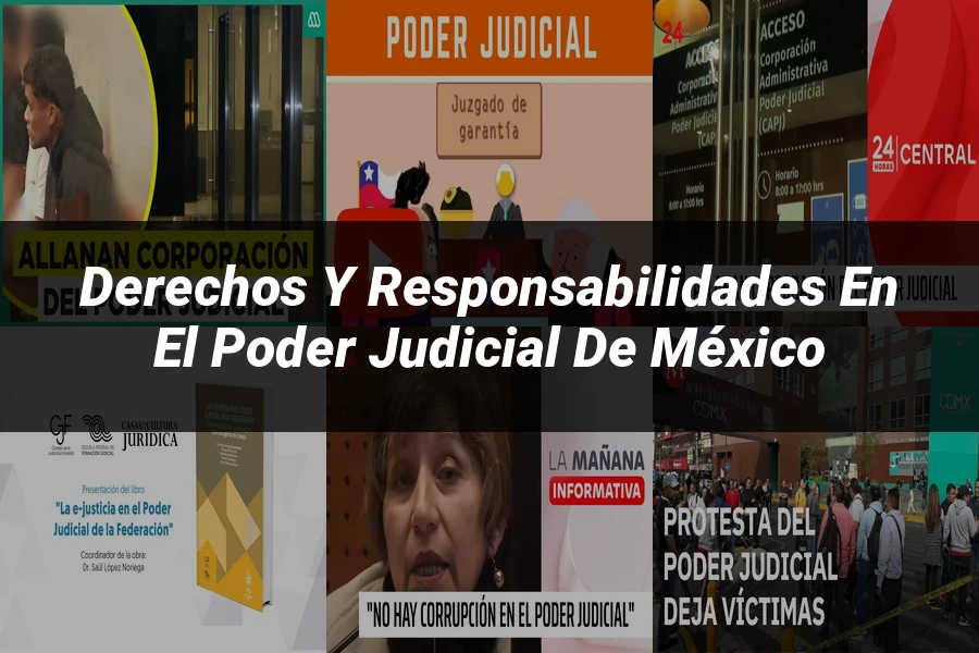 "Derechos y responsabilidades en el poder judicial de México"