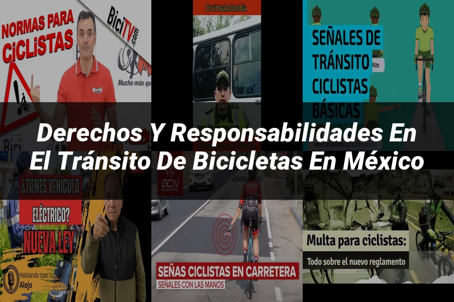 "Derechos y responsabilidades en el tránsito de bicicletas en México"