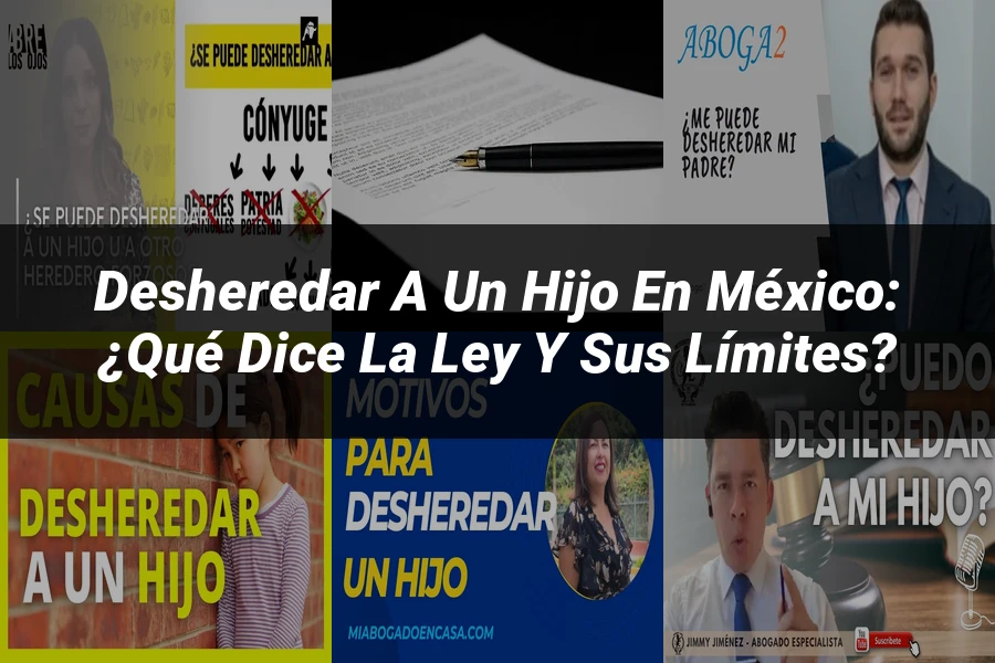 "Desheredar a un hijo en México: ¿Qué dice la ley y sus límites?"