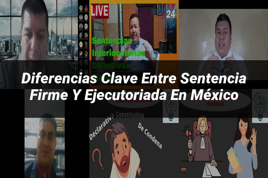 "Diferencias Clave entre Sentencia Firme y Ejecutoriada en México"